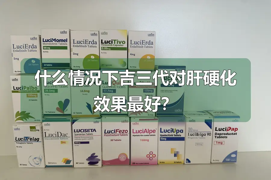 什么情况下吉三代对肝硬化效果最好？